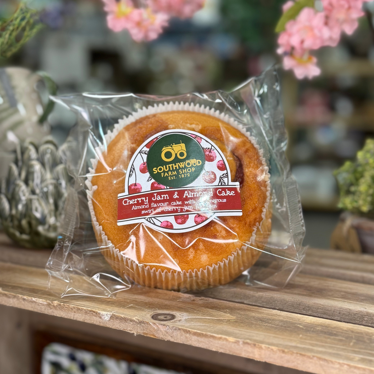 Southwood Farmshop Cherry & Almond Swirl Cake 260g