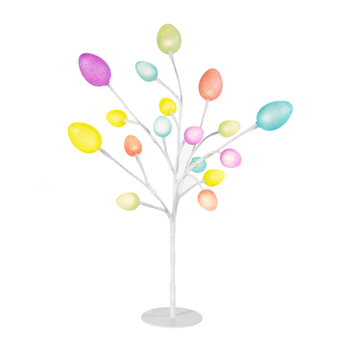 45cm Battery Operated Easter Tree with 18 Lit Eggs – Southwood Garden ...