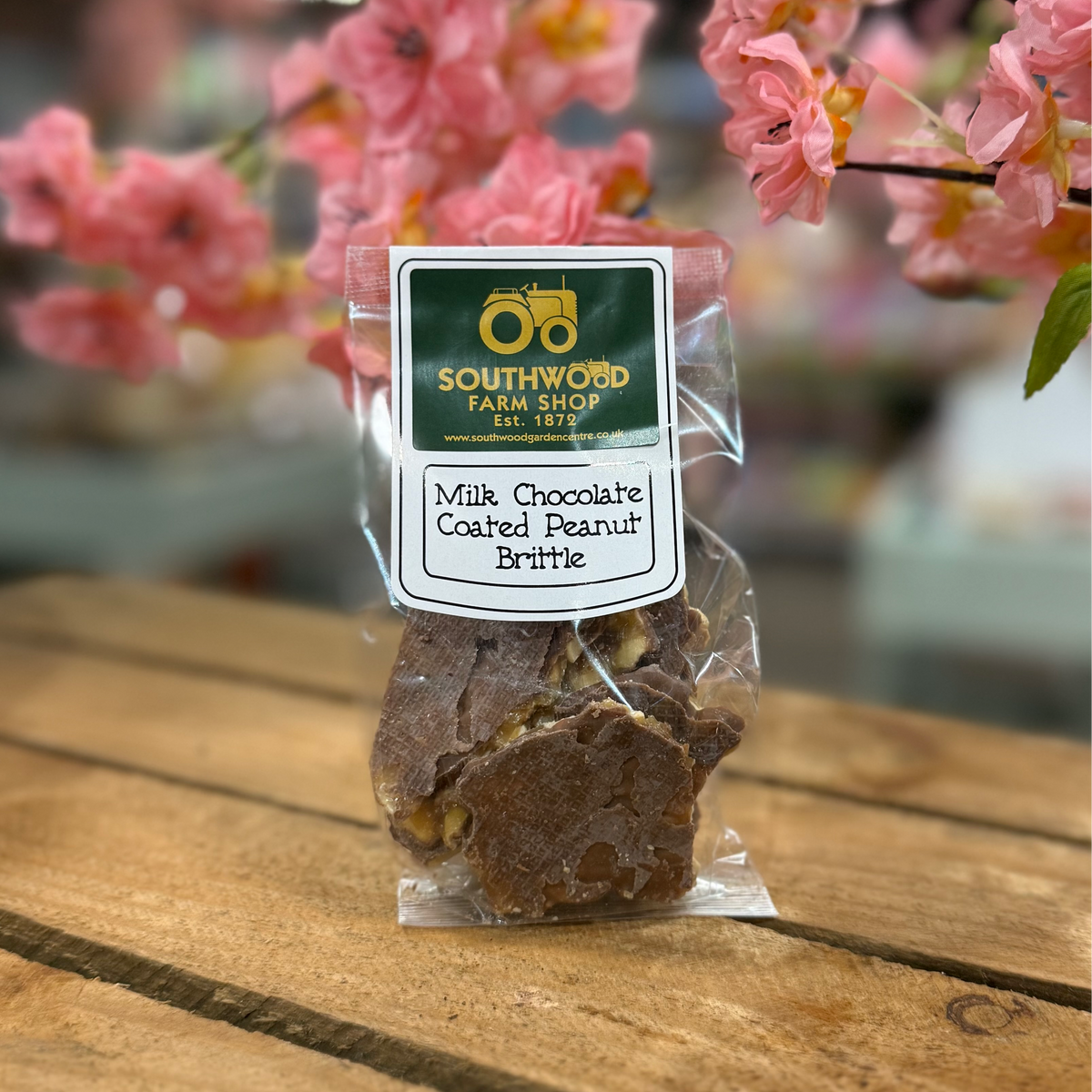 Southwood Farmshop -Milk Chocolate Peanut Brittle Bag 100g