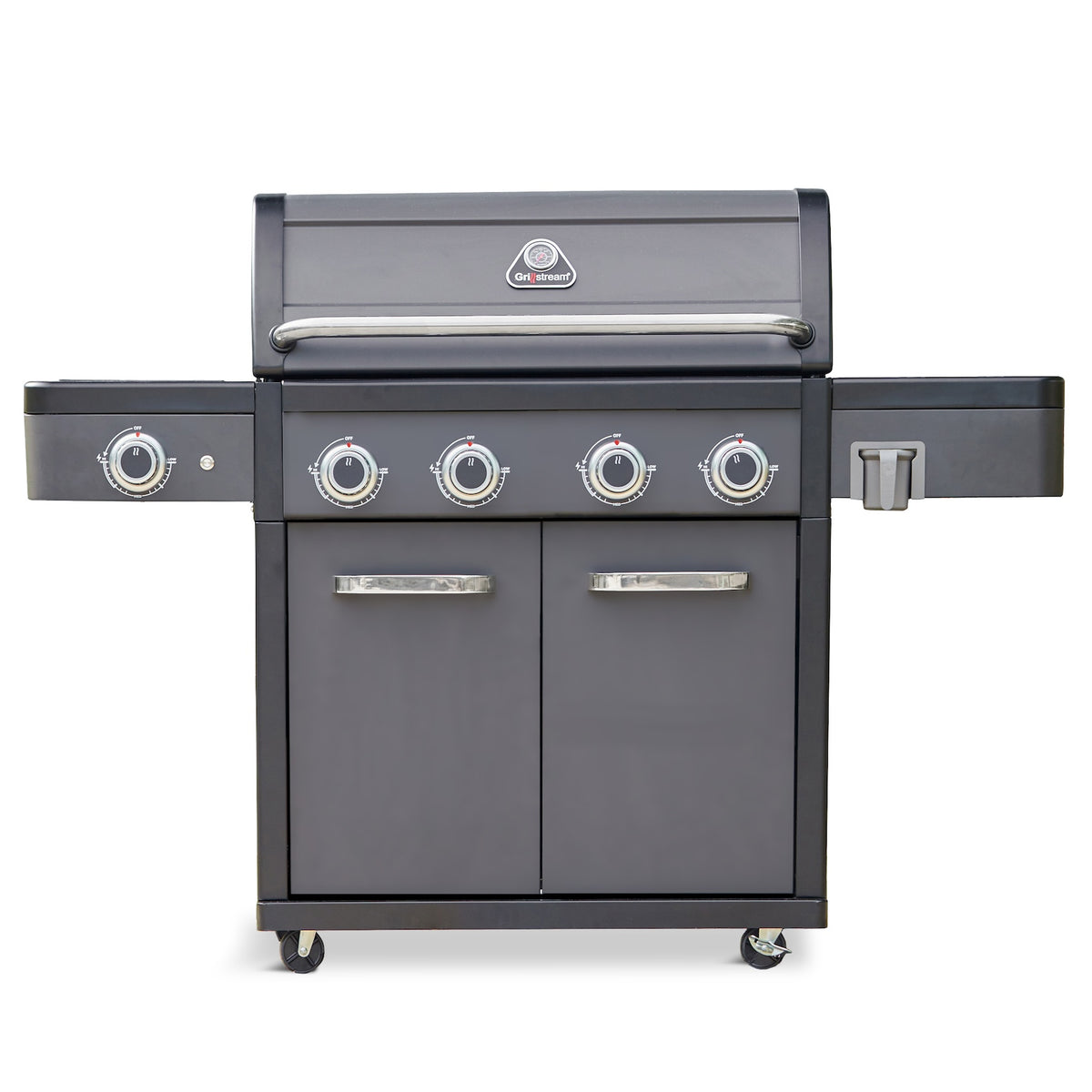 Grillstream Legacy 4 Burner Hybrid Gas BBQ / Barbecue with Side Burner ...