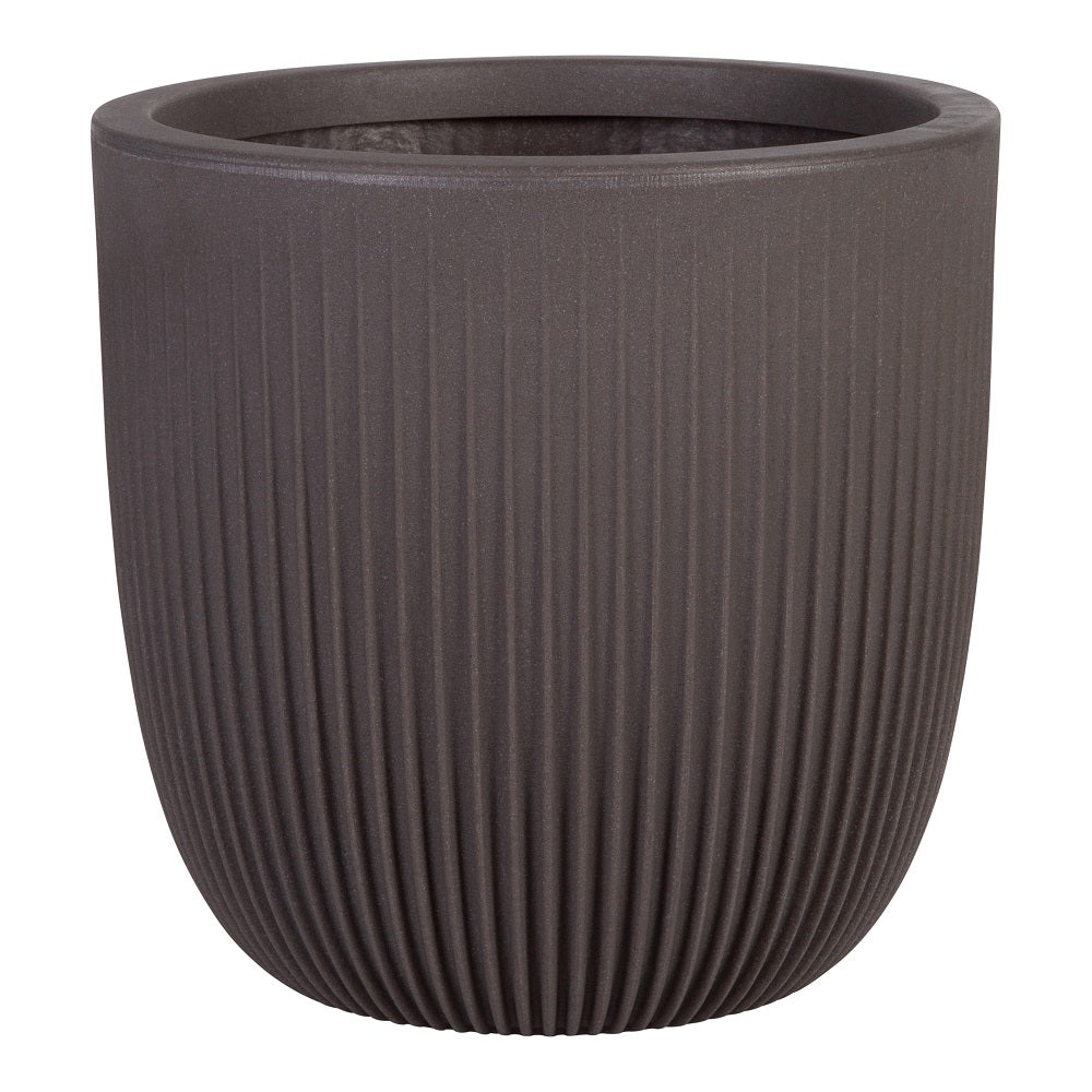 Starta Starta Pots - Pacific Small Round Plastic Plant Pot Cappuccino ...