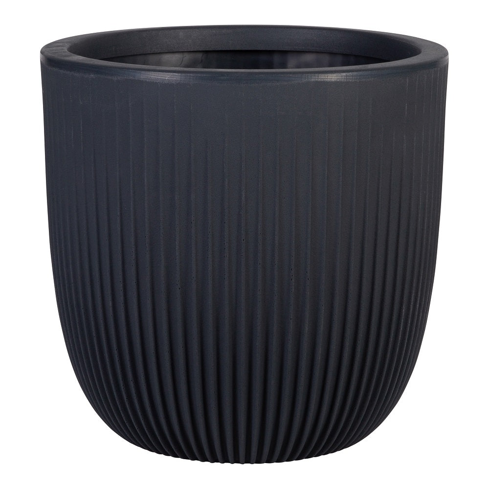 Starta Pots - Pacific Small Round Plastic Plant Pot Graphite