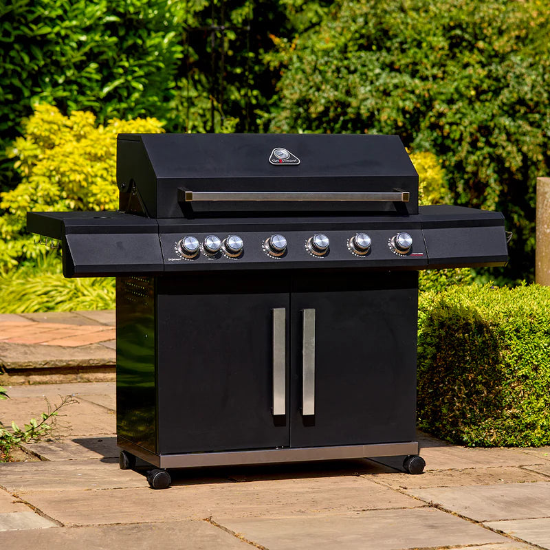 Grillstream Stealth 6 Burner Hybrid Gas BBQ with Side Burner