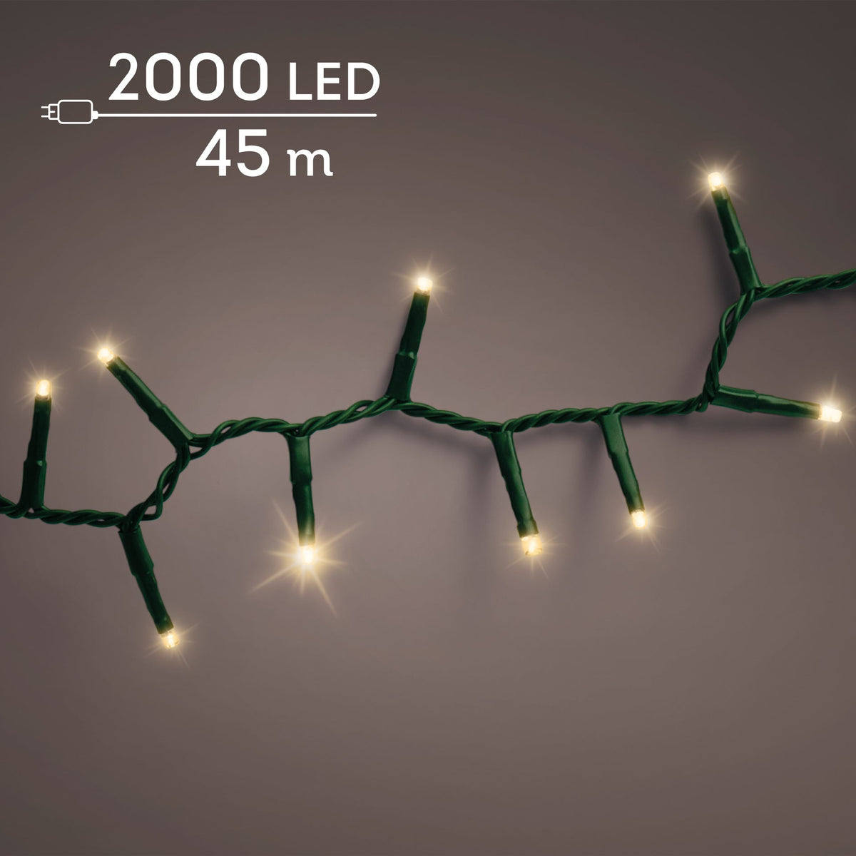 Lumineo Soft Gold 2000 Compact String Lights