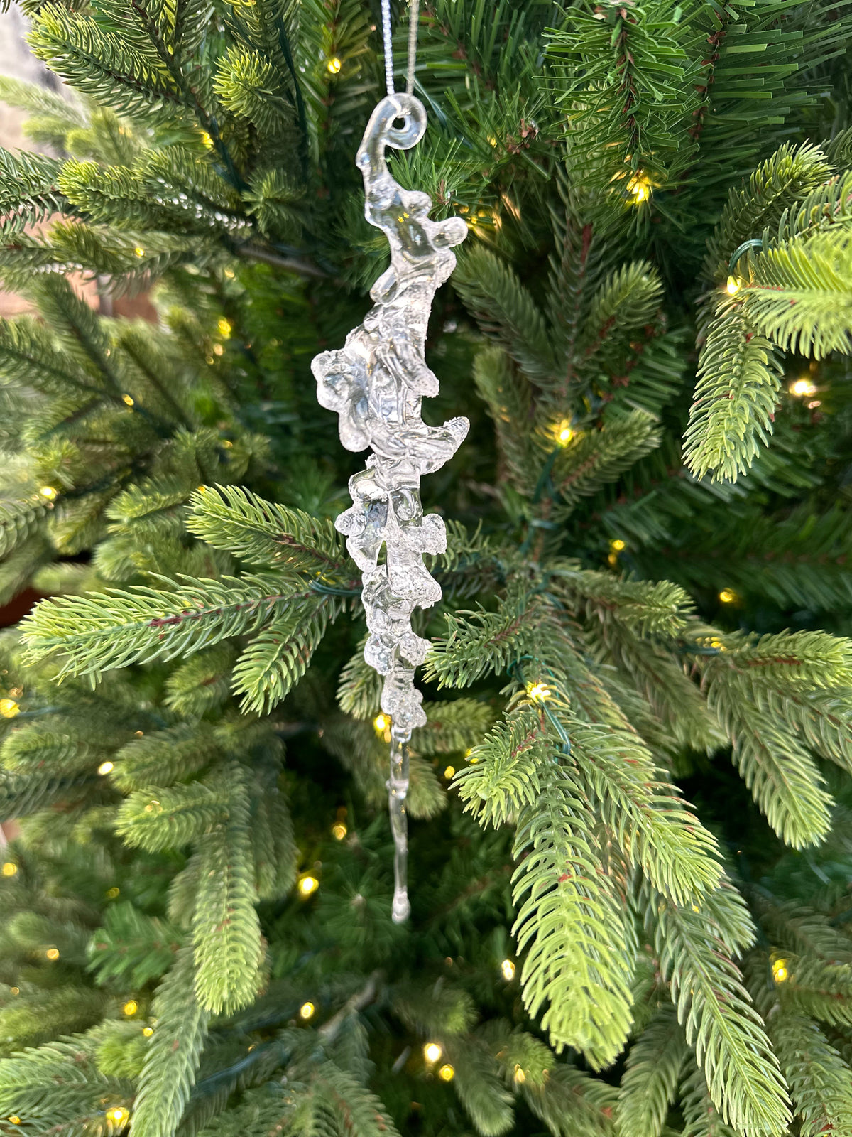 Acrylic Icicle Hanging Tree Decoration - 26cm