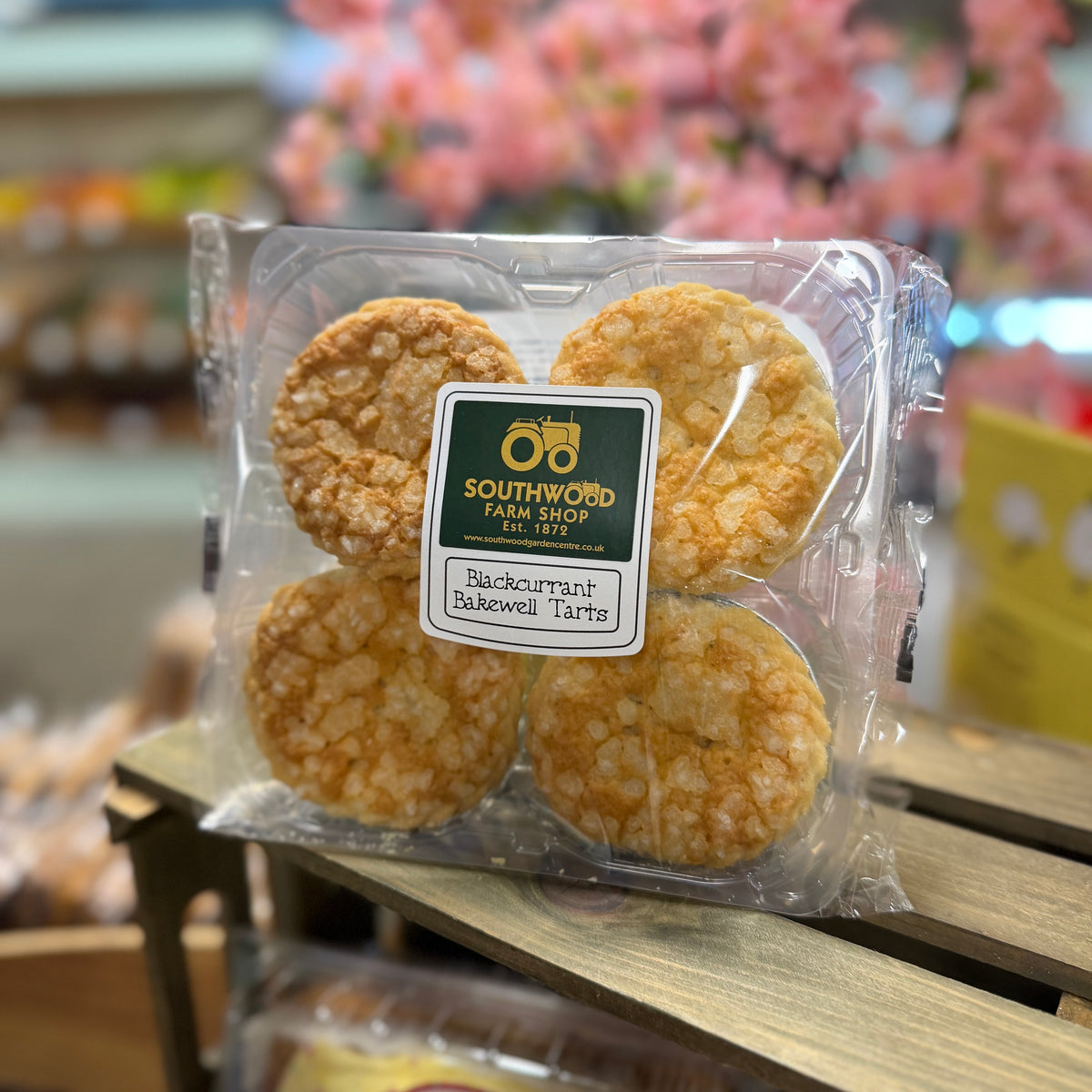 Southwood Farmshop Blackcurrant Bakewell Tarts - Pack of 4