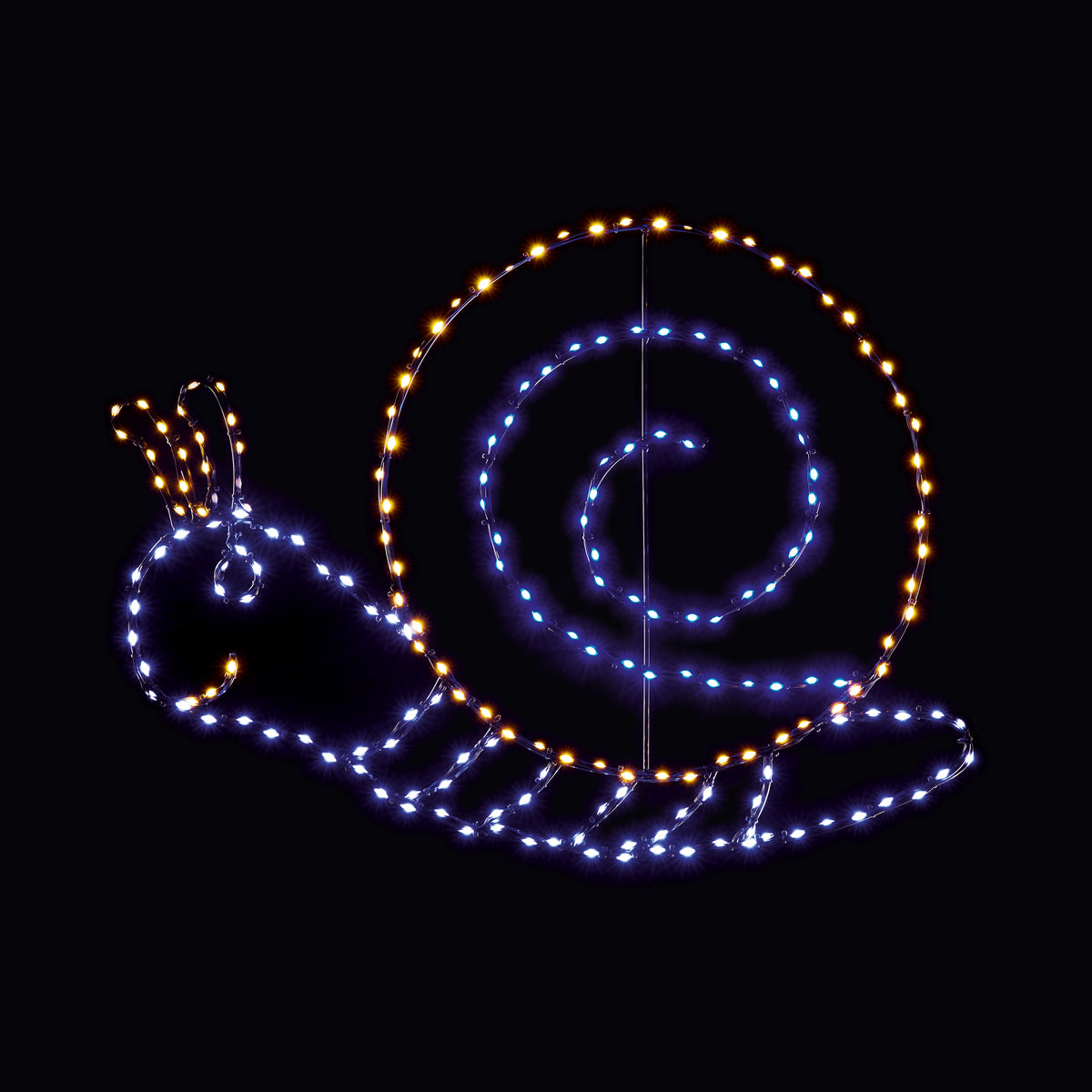 Premier Flexibright 60cm 218 LED Light Up Snail Motif Garden Wall Decoration