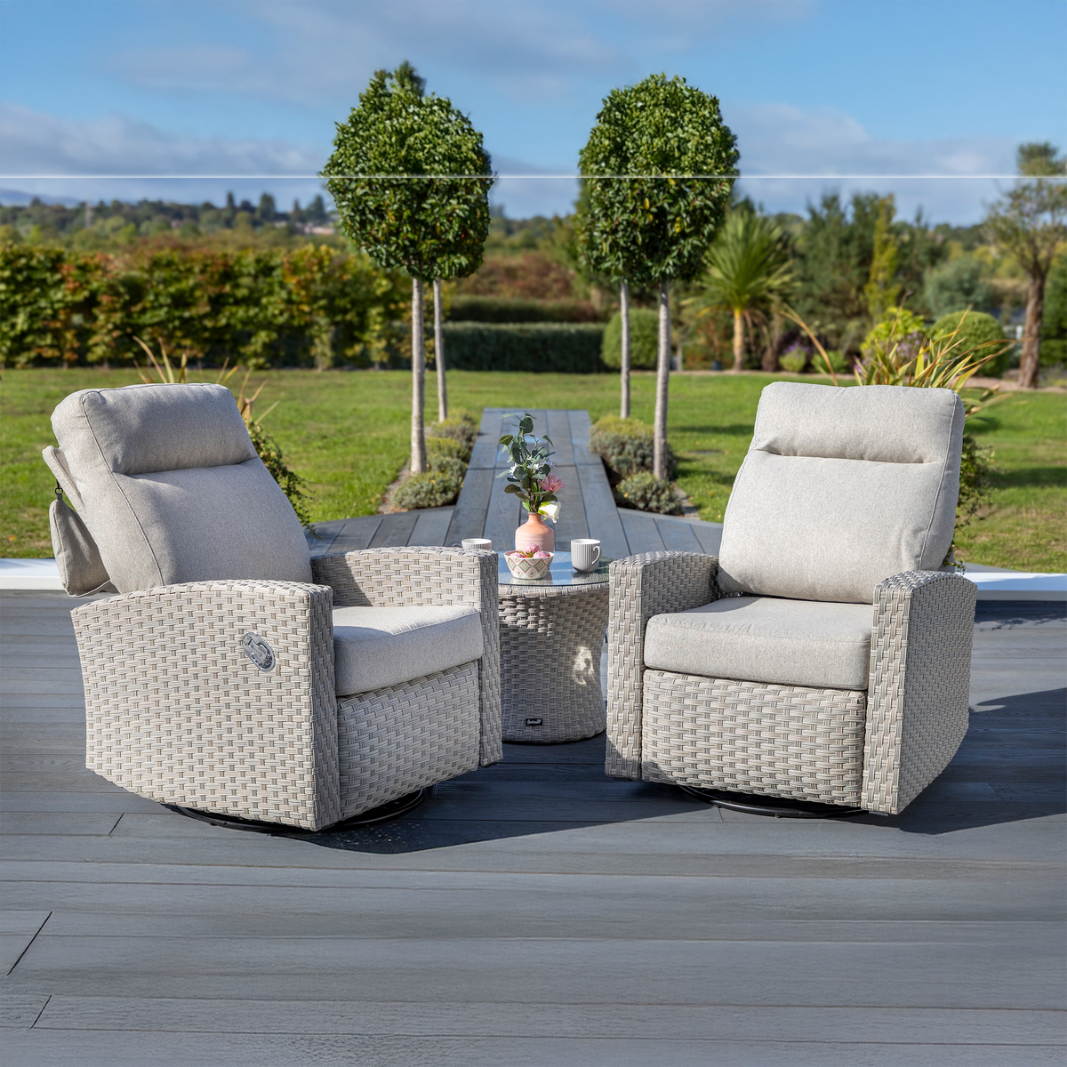Hartman - Montana Reclining (Swivel & Rocking) Companion Set