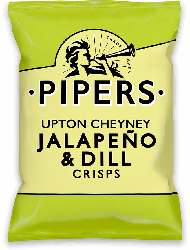 Pipers - Upton Cheney Jalapeno & Dill Crisps 40g