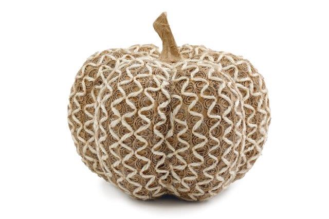 Paper Pumpkin Zig Zag Ornament