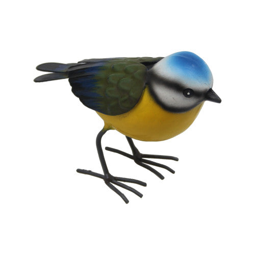 Large Metal Blue Tit Garden Ornament