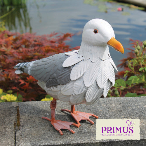 Metal Seagull Garden Ornament