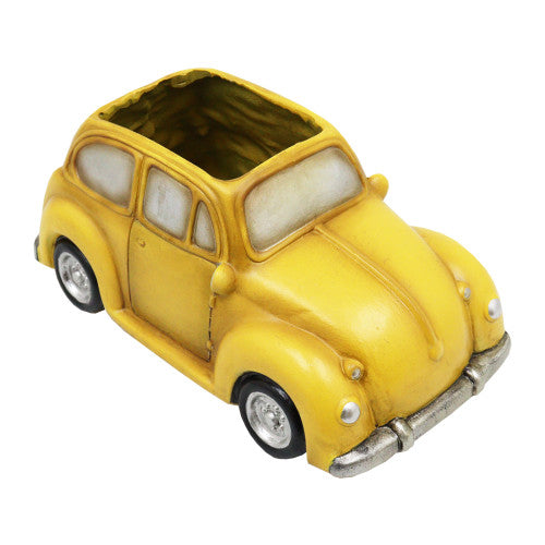 Yellow Resin Car Planter