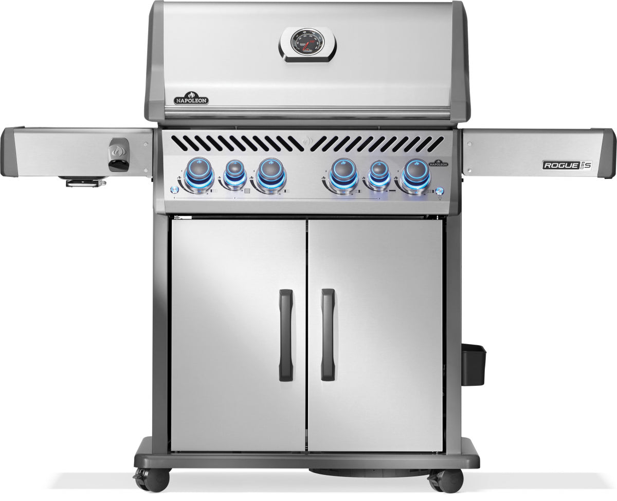 Napoleon Rogue® PRO-S 525 RSIB Gas BBQ with Infrared Side & Rear Burner Cart