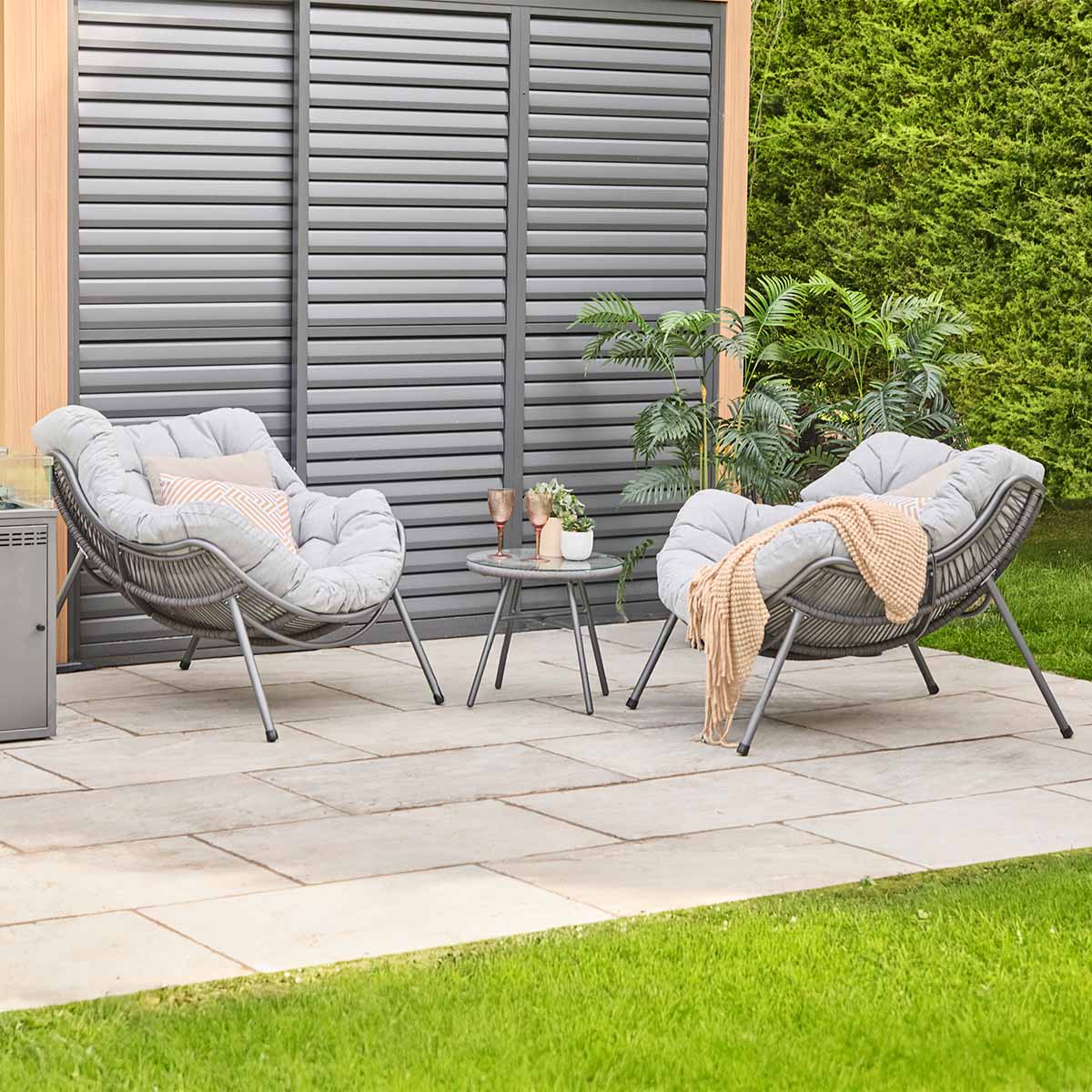 Leisure Grow - Sanctuary Relaxer Duo Bistro Set