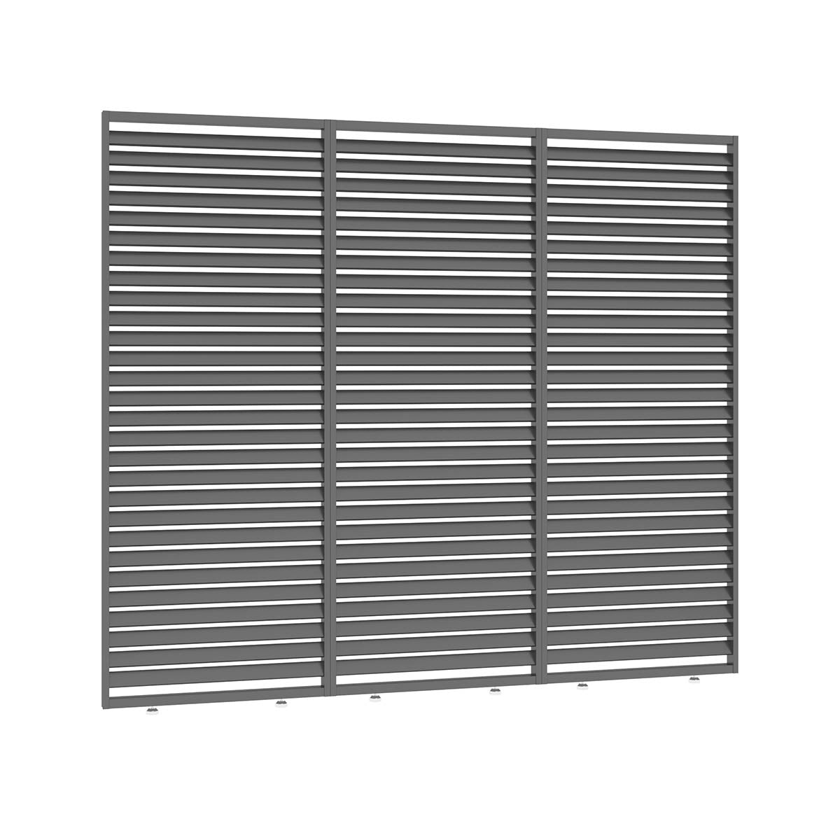 Leisure Grow Sanctuary 3m Slatted Side Wall
