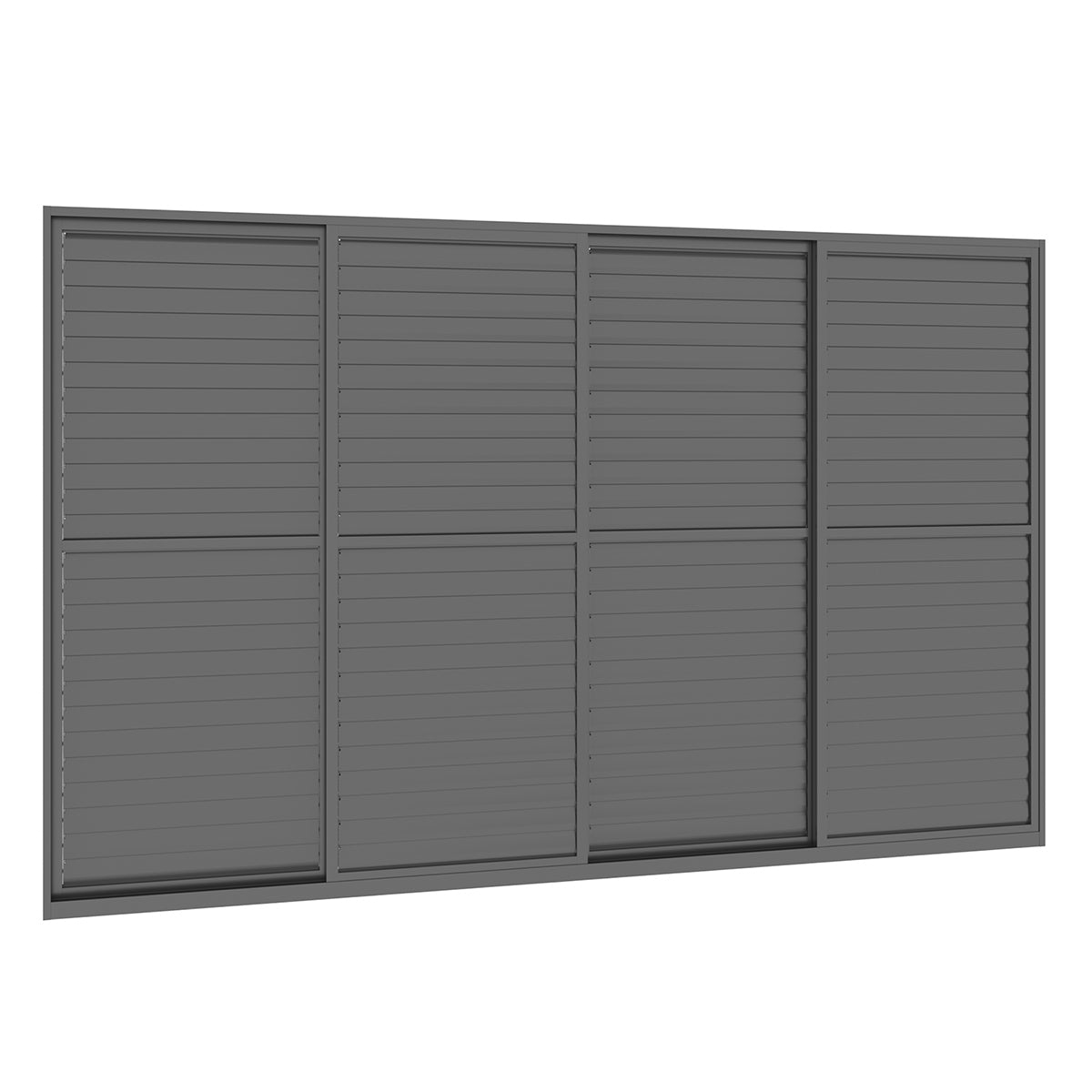 Leisure Grow Sanctuary 4m Sliding Walls with Movable Louvres