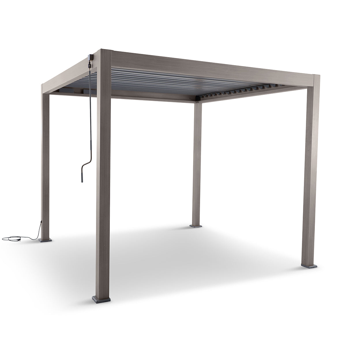 Leisure Grow Sanctuary Birch 3 x 3m Gazebo Pergola with Lights