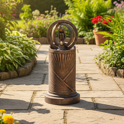 Altico Serene Lady Podium Water Feature with LED Lights & Pump - 82cm