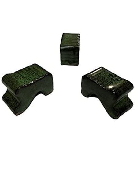 Apta Carnival Tropic Moss Green Pot Feet Pack of 3