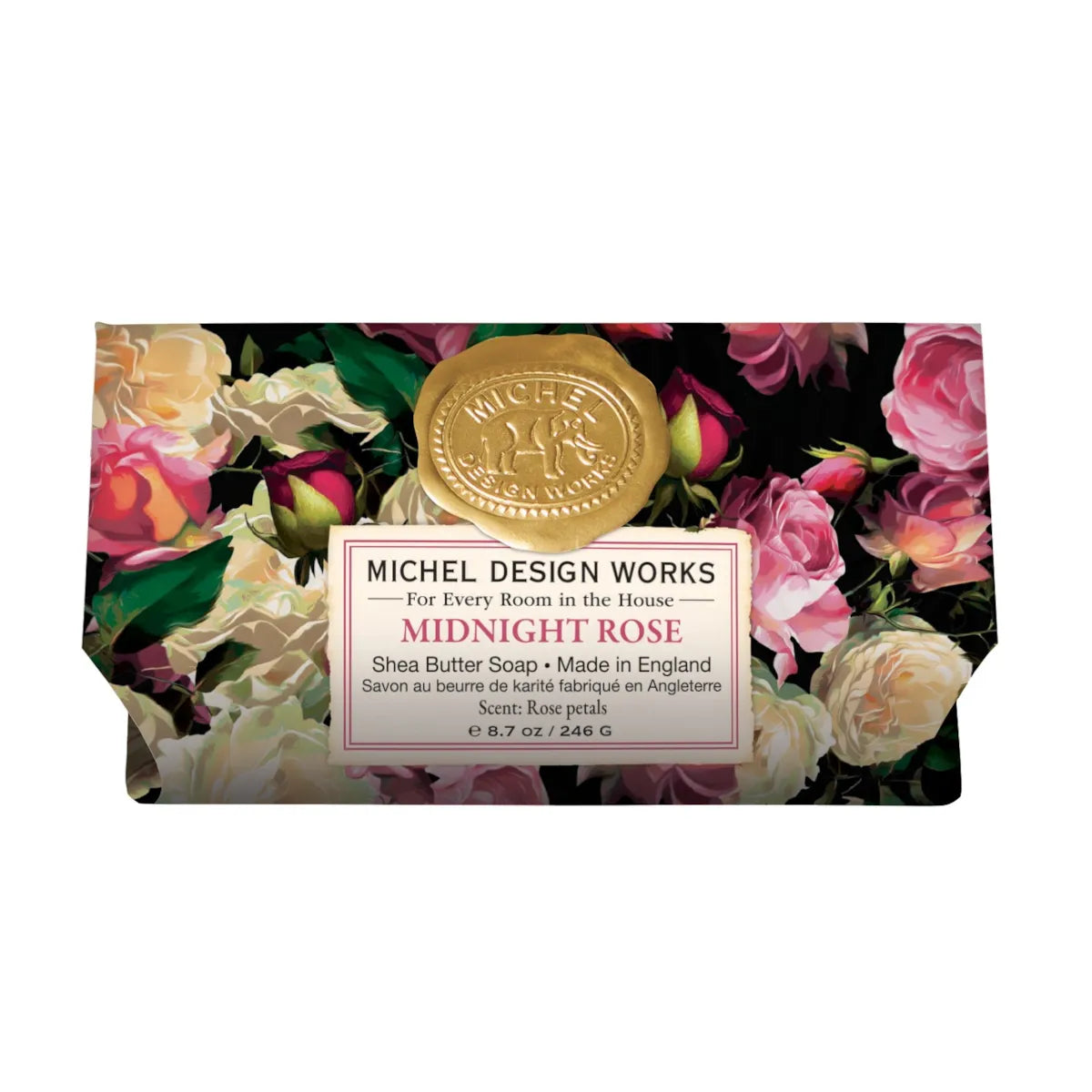 Midnight Rose Bath Soap Bar by Michel Design Works - 246g