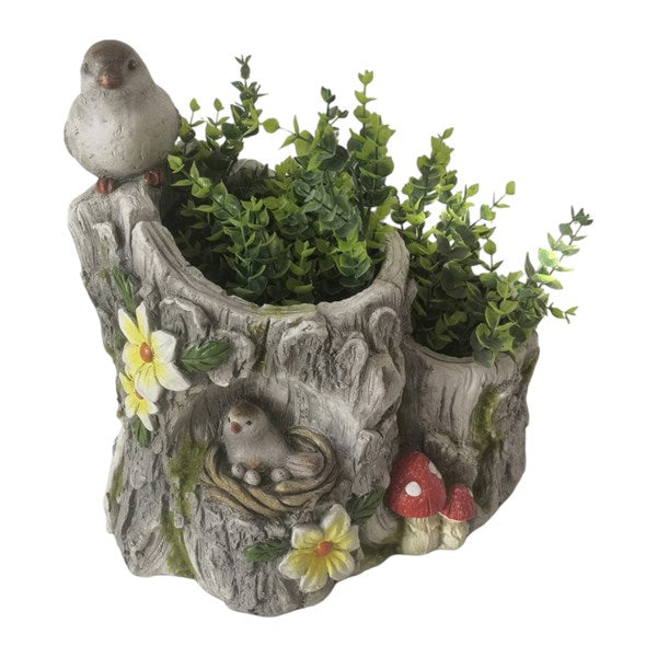 Woodland Bird Planter 29x32cm