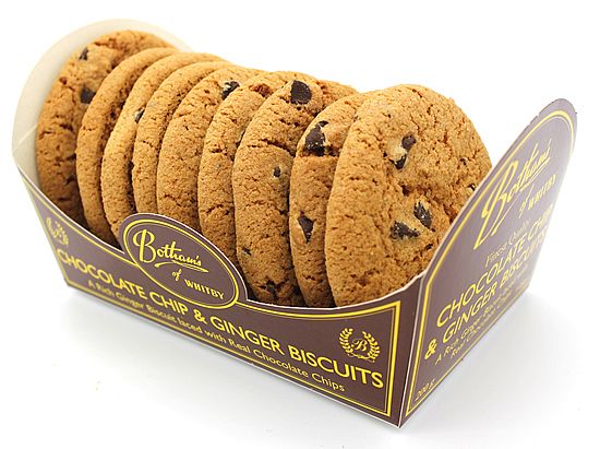 Botham's Of Whitby Chocolate Chip & Ginger Biscuits