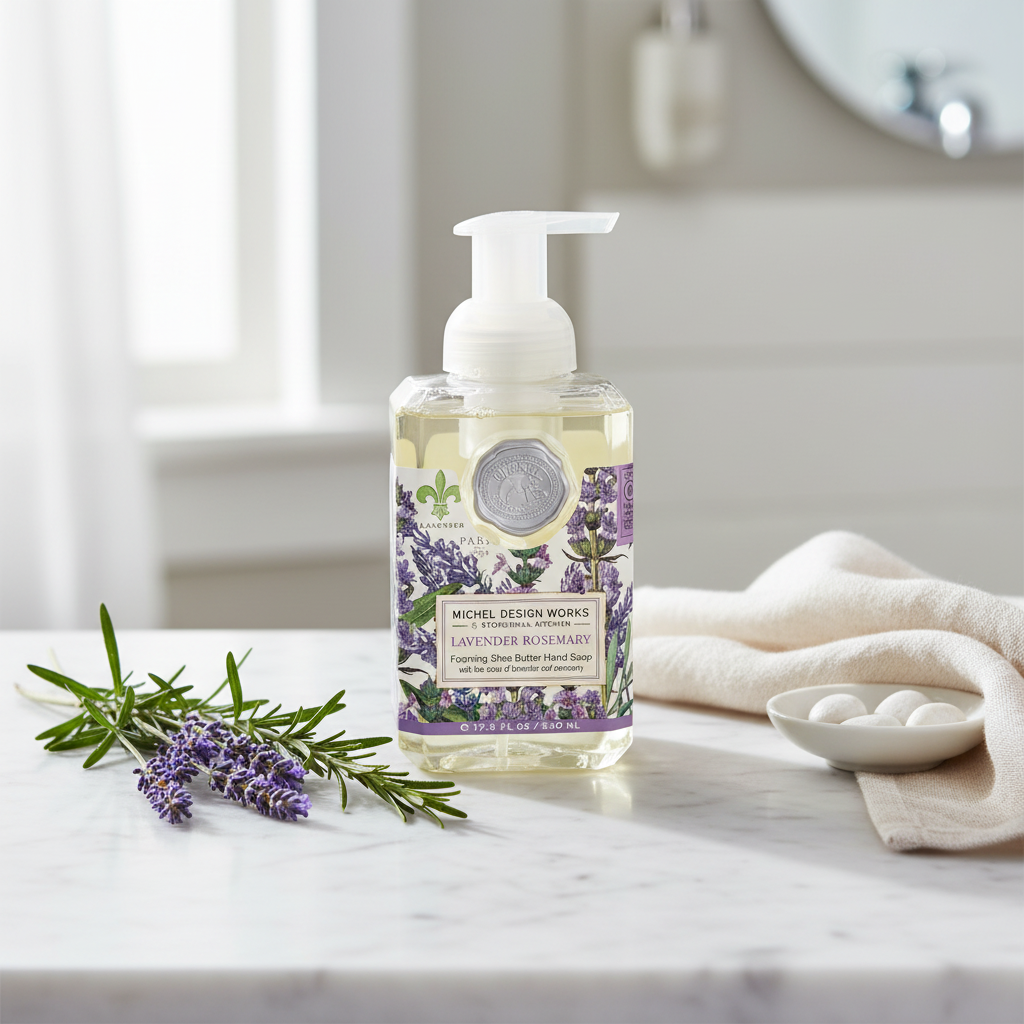 Lavender Rosemary Foaming Hand Soap by Michel Design Works - 530ml