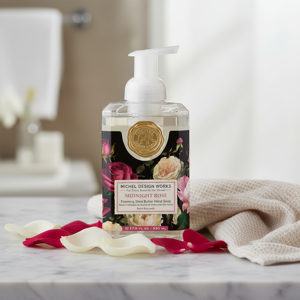 Midnight Rose Foaming Hand Soap by Michel Design Works - 530ml