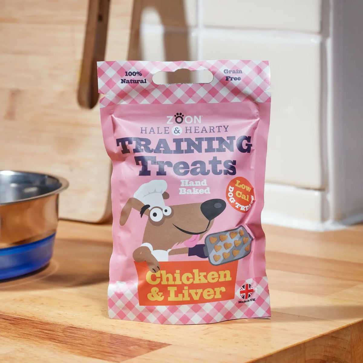Zoon Hale & Hearty Chicken & Liver Training Dog Treats 50g