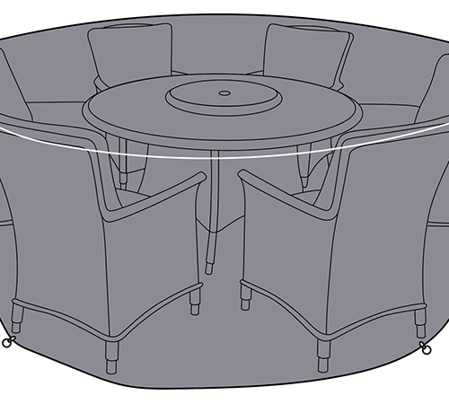 Hartman - Eton 6 Seat Dining Set Cover - Garden Furniture Cover