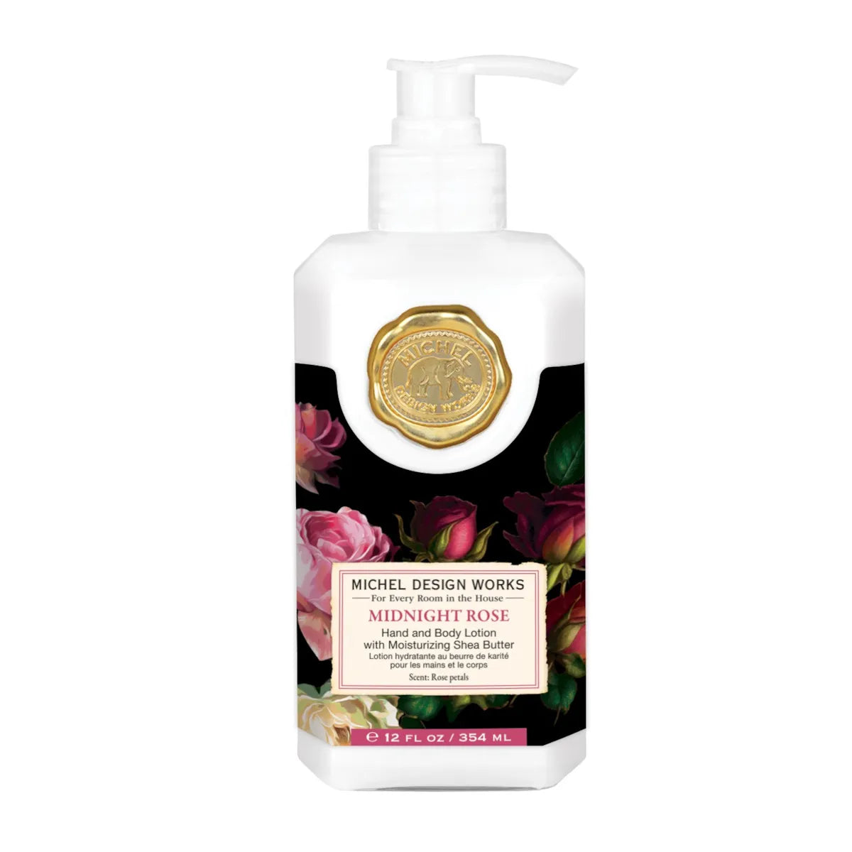 Midnight Rose Hand and Body Lotion by Michel Design Works - 355ml