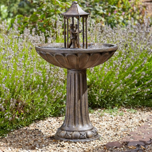 Smart Garden Solar Powered Dancing Couple Water Feature / Fountain
