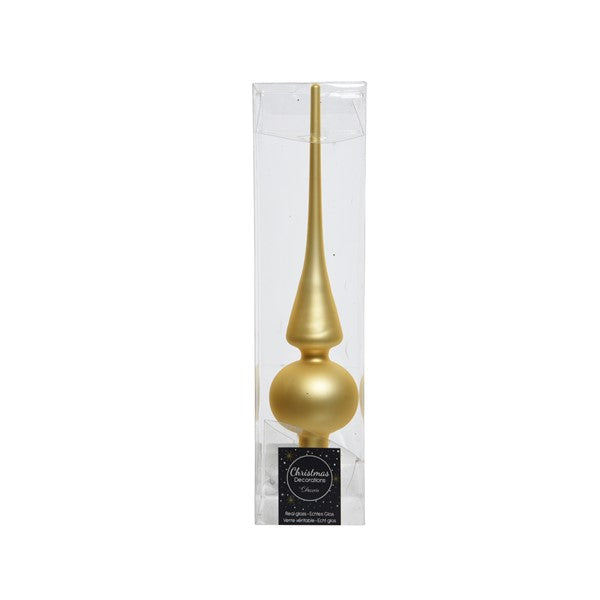 Glass Plain Tree Topper