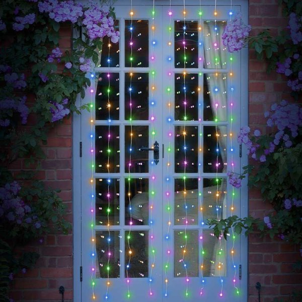 Decor Multi Coloured Party Curtain LED Lights