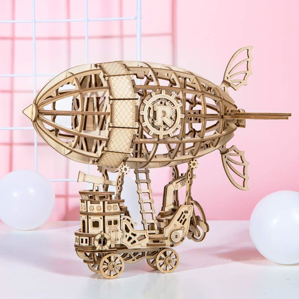 Robotime Airship DIY Model Wooden Puzzle Kit