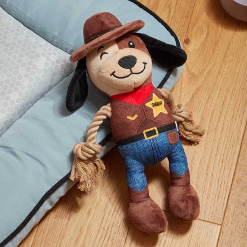 Zoon Deputy ChewPal Cowboy Dog Toy