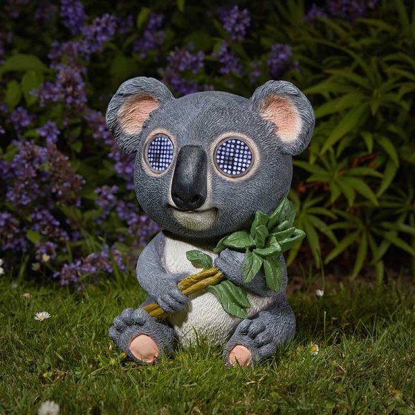Smart Solar Blinkin' Koala with Moving Light Up Eyes