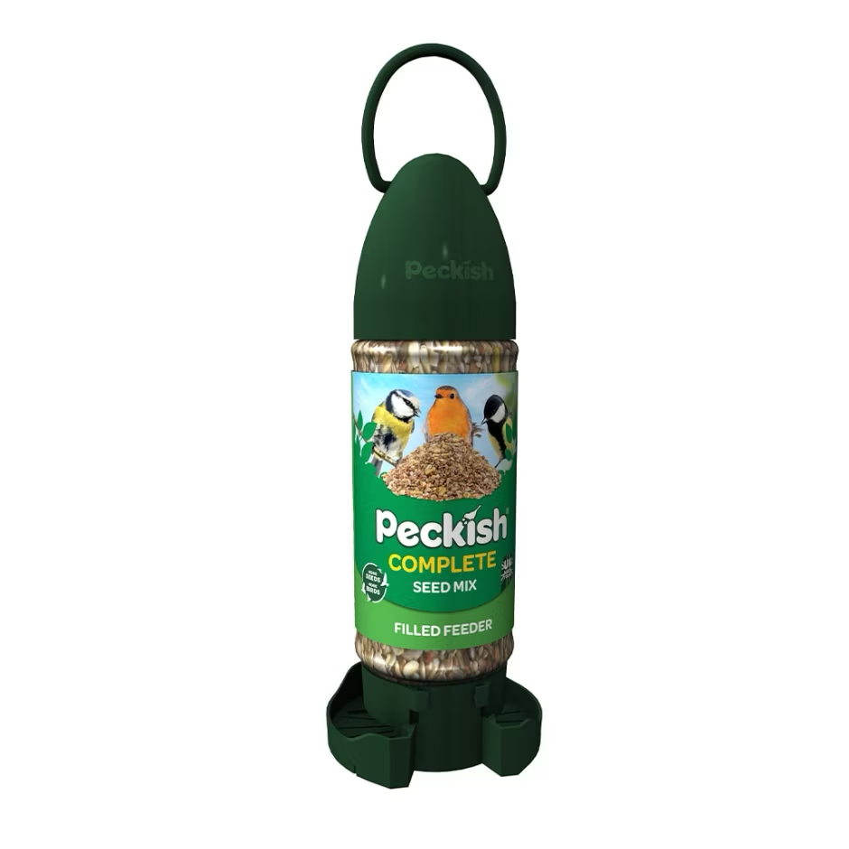 Peckish Filled Bird Feeder with Complete Seed Mix 400g