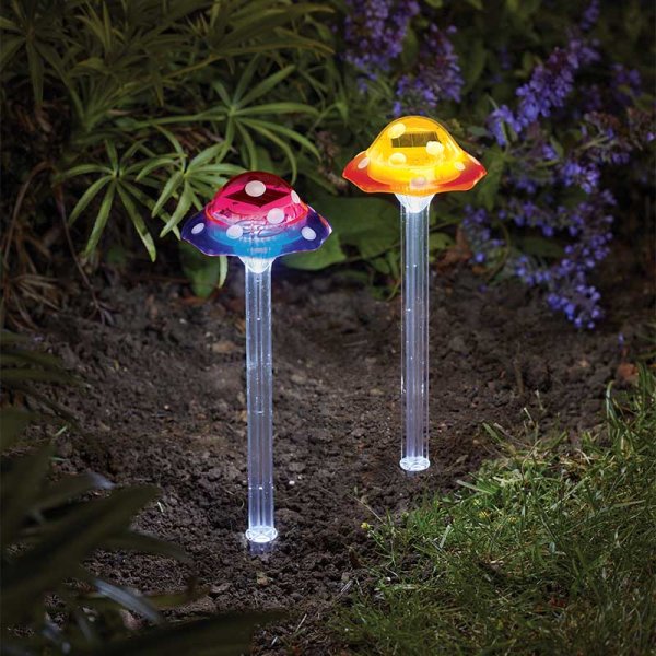 Funky Fungus Solar Light Up Stake Light - Individual
