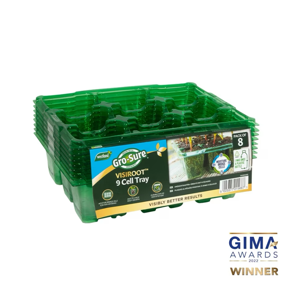 Gro-Sure Visiroot 9 Cell Tray 8 Pack