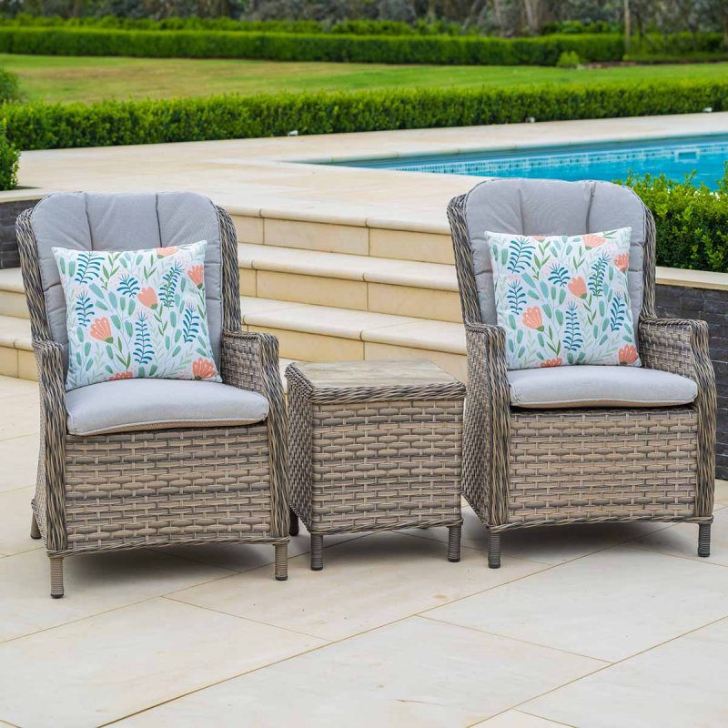 Leisure Grow - Florence 2 Seat Bistro Duo Set High-back