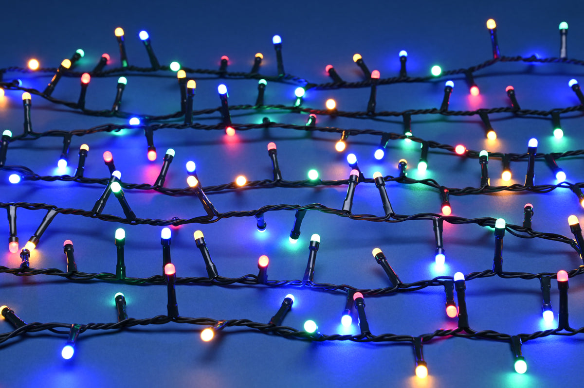 1000 Multicolour LED Glow Worm Lights – Southwood Garden Centre