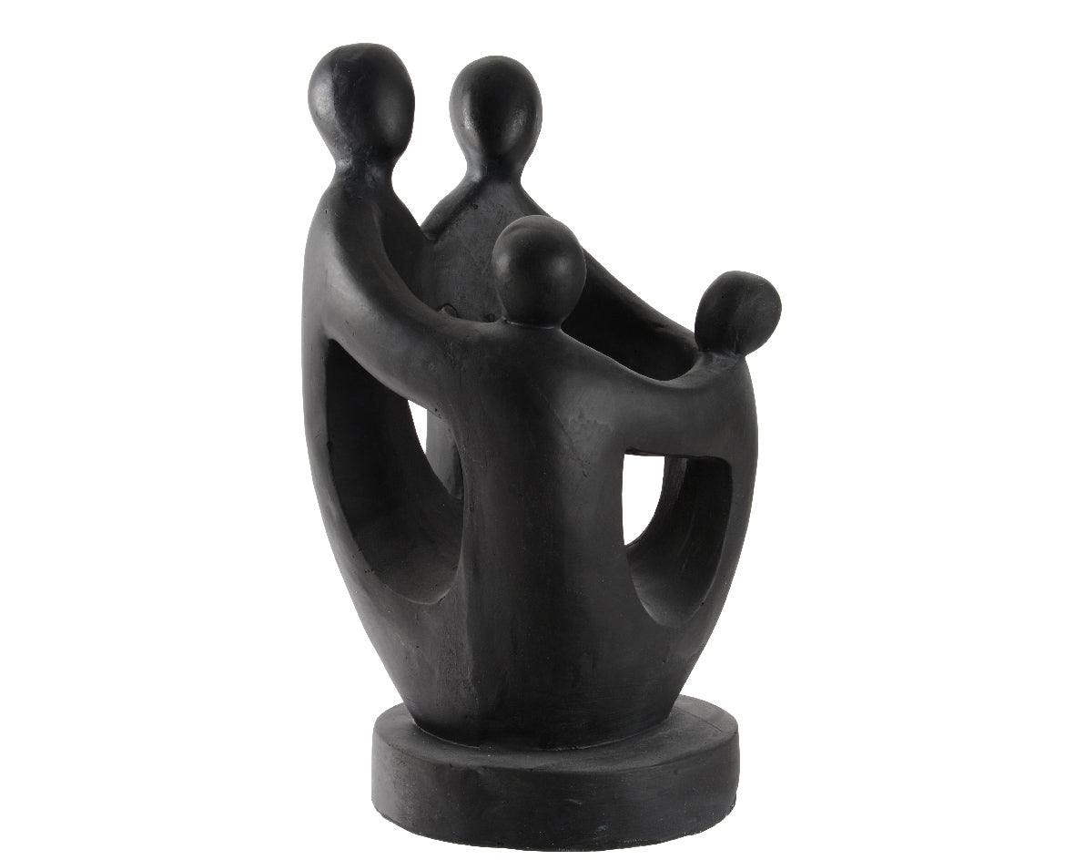Family of Four Artistic Outdoor Statue