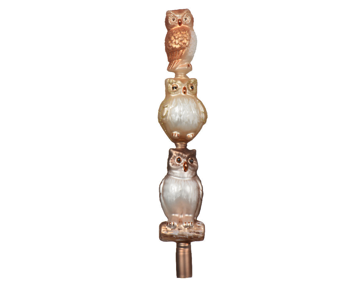 Glass Owls Treetopper