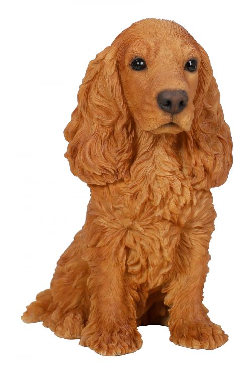 Vivid Arts - Fox Red / Golden Cocker Spaniel Garden Ornament