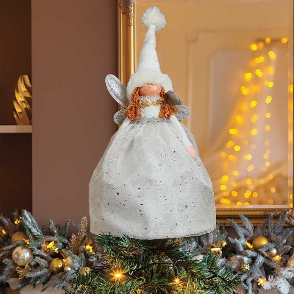 White Fairy Magic Christmas Tree Topper
