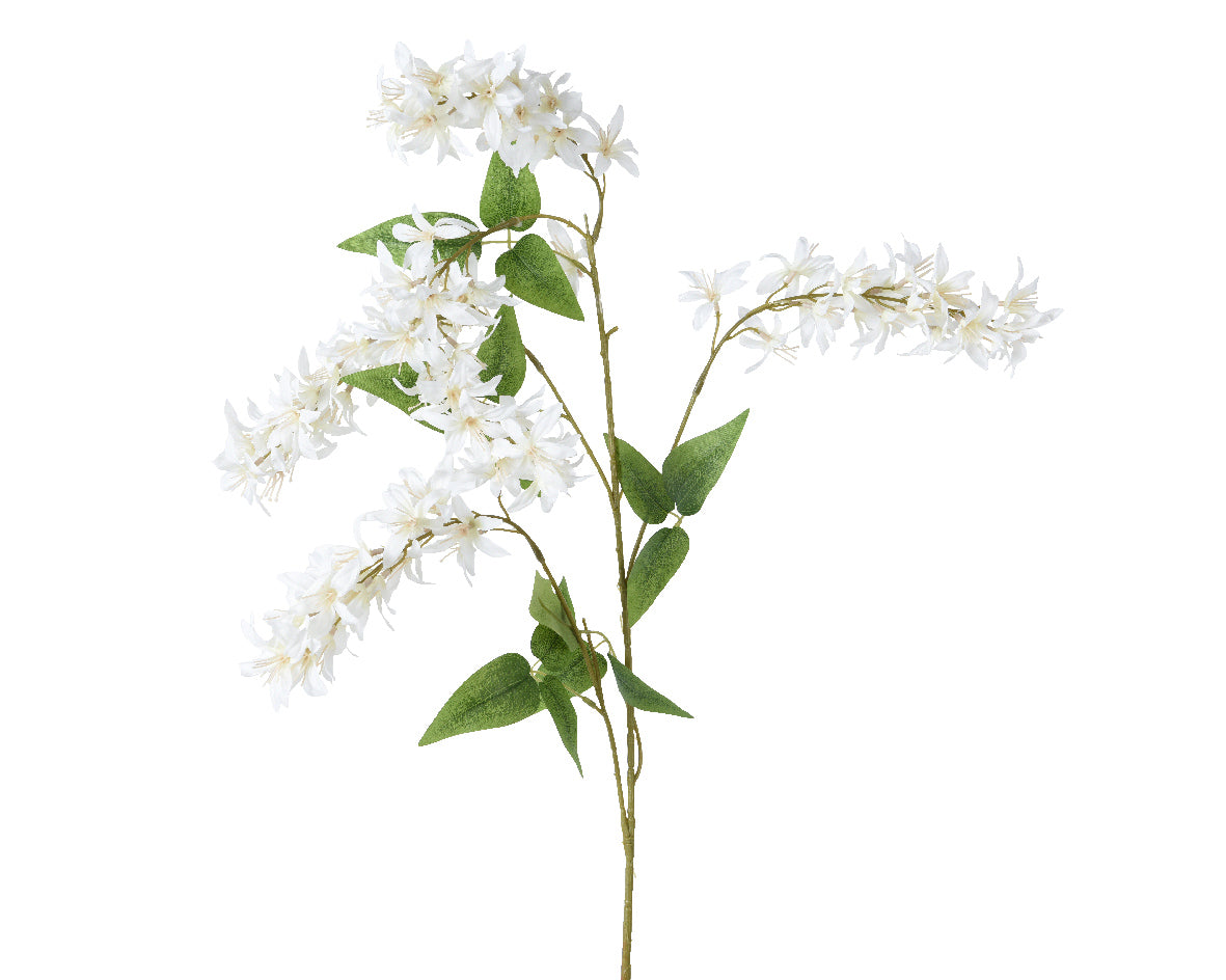 Wisteria Spray Artificial Flower on Stem - 110cm