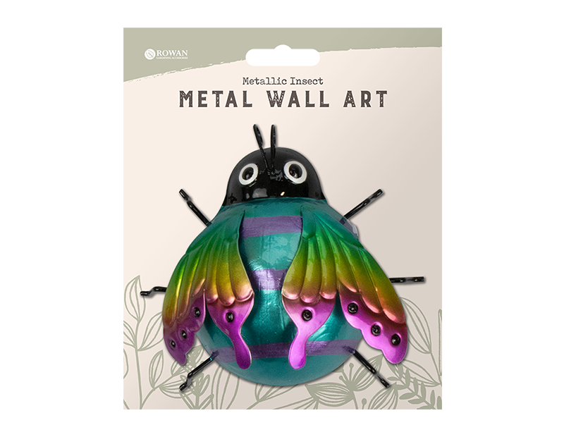 Metallic Rainbow Insect Metal Wall Decoration – Southwood Garden Centre