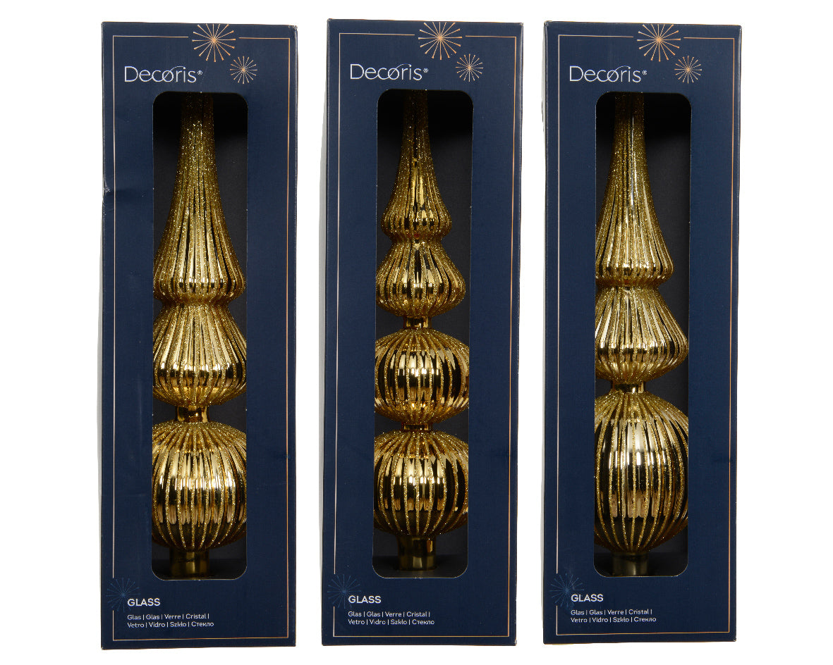 Glass Gold Treetopper – Southwood Garden Centre